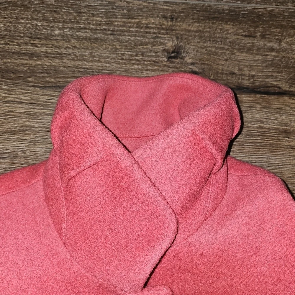 NWT J Crew Womens Uptown Pea Coat SZ 2 Coral Wool Blend Business Casual - Picture 8 of 15